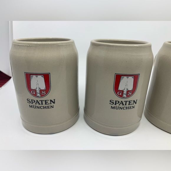 Spaten München 0.5L German Beer Stein Mugs Set if 4 - Picture 2 of 10